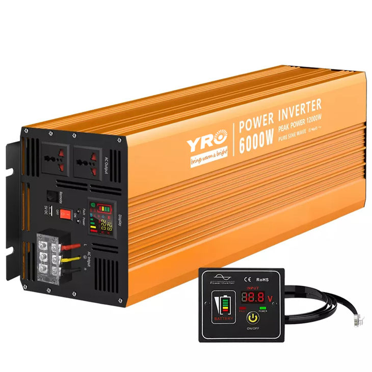 High Frequency Pure Sine Wave Inverter 6000W 36VDC For Solar System