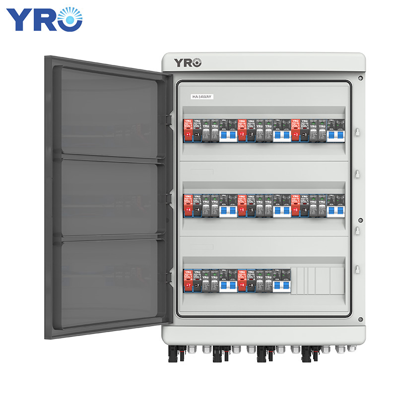 8 In 8 Out String Box Solar Pv Combiner Box For Solar Panel