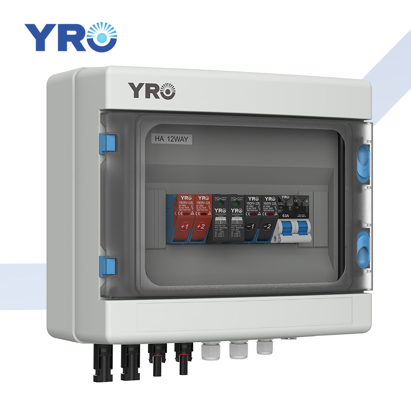 Panel Box Solar Panel PV Solar Panels String Junction Box 2in 1out DC500V | YRO