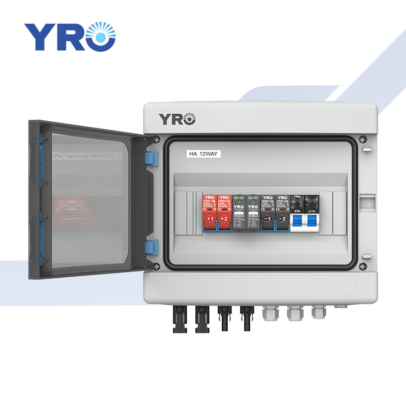 PV Solar Panels String Junction Box 2in 1out DC500V | YRO