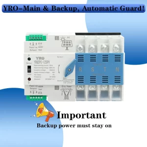 YRO PV Automatic Transfer Switch for Inverter and Grid Fast 30ms (3)