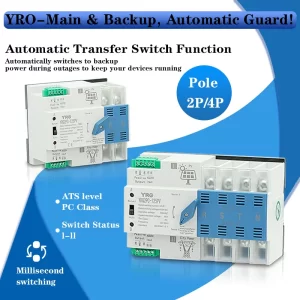 YRO PV Automatic Transfer Switch for Inverter and Grid Fast 30ms (4)