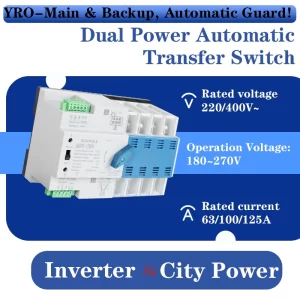YRO PV Automatic Transfer Switch for Inverter and Grid Fast 30ms (5)