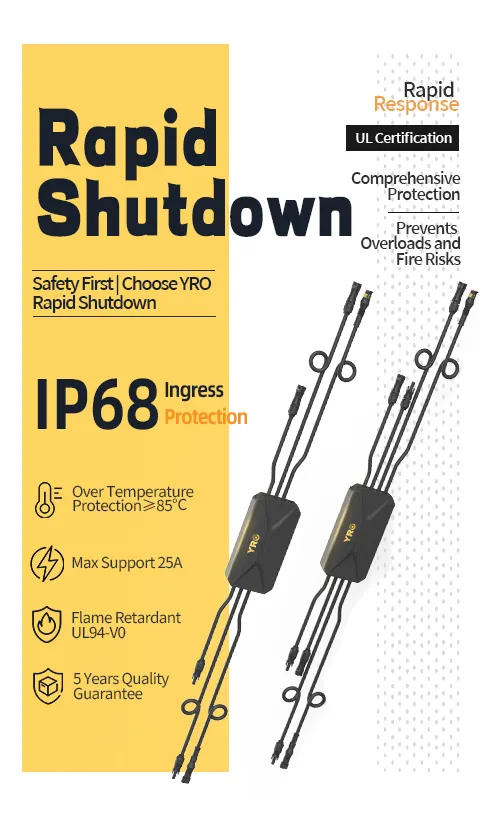 YRO UL rapid shutdown solar