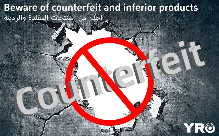 Counterfeited Good Notice: These Are All Counterfeit and Inferior Products! - ZHEJIANG YRO ...