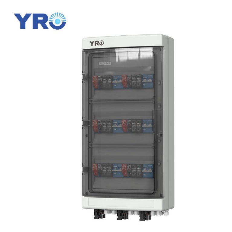 YRPVB DC Junction Box 6 In 6 Out Combiner Box Solar System Electric Array Box -03
